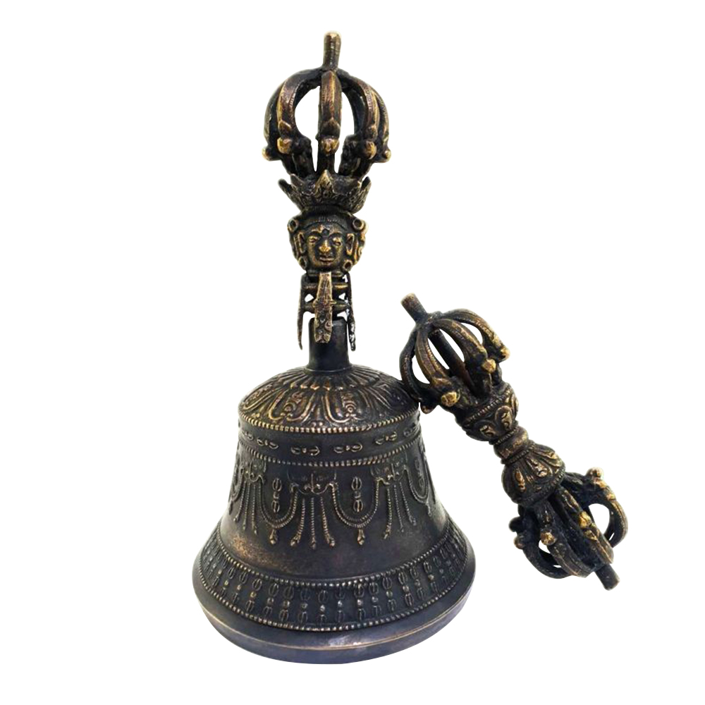 Bell and Dorje, Antique Finishing with Cover HME-BD-04